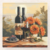 Dessous-de-verre En Verre Wine Lover (Devant)