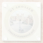 Dessous-de-verre En Verre Winter at Windsor Castle (Dos)