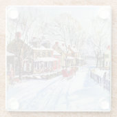 Dessous-de-verre En Verre Winter Wonderland (Dos)