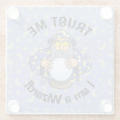 Dessous-de-verre En Verre Wizard (Dos)