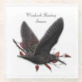 Dessous-de-verre En Verre Woodcock (Devant)