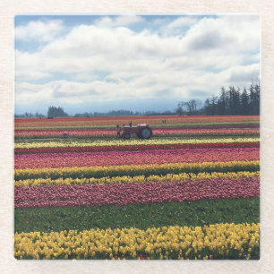 Dessous-de-verre En Verre Wooden Shoe Tulip Farm, Woodburn, Oregon