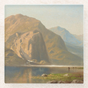 Dessous-de-verre En Verre Yosemite Paysage Majestic par Albert Bierstadt