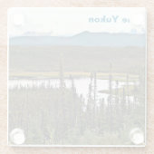 Dessous-de-verre En Verre Yukon Pond (Dos)