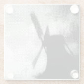 Dessous-de-verre En Verre zaanse schans (Dos)