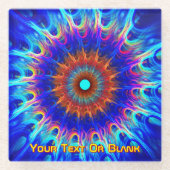 Dessous-de-verre En Verre Zone radiative (Devant)