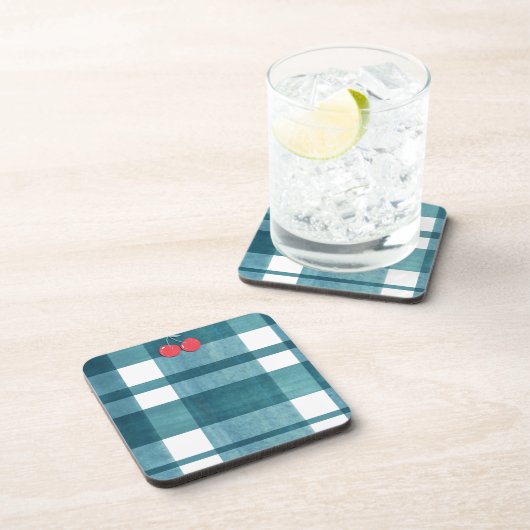 Dessous-de-verre En vichy vert (Côté Droit)