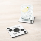 Dessous-de-verre Enceintes Play it Loud Blanches (Côté Droit)