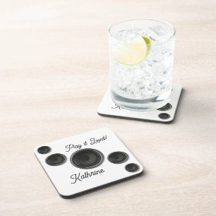 Dessous-de-verre Enceintes Play it Loud Blanches