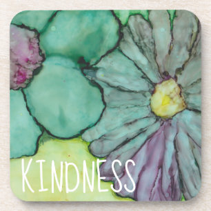 Dessous de verre "Encre de fleurs 1"