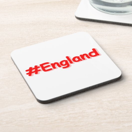Dessous-de-verre "#England" Joli Design. Commandez dès maintenant (Côté gauche)