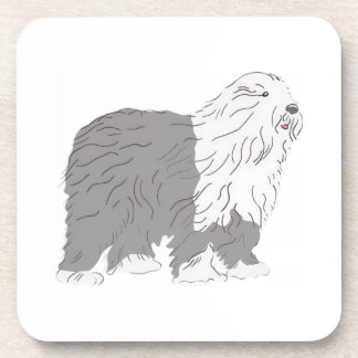 Dessous-de-verre English Sheepdog