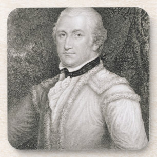 Dessous-de-verre Engrav de Daniel Morgan de brigadier général