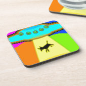 Dessous-de-verre Enlèvement d'Aliens (Côté gauche)