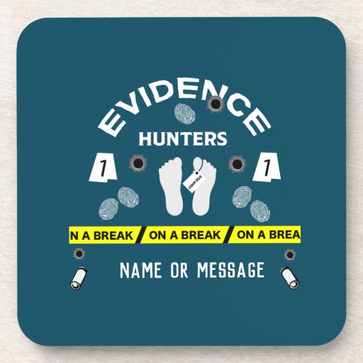 Dessous-de-verre enquêteur criminalistique en sciences judiciaires (Devant)