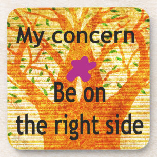 Dessous-de-verre Enraciné dans la droiture Baobab perspective Vinta