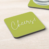 Dessous-de-verre Ensemble de 4 Cheers Home Drink Coasters (Côté gauche)