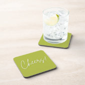Dessous-de-verre Ensemble de 4 Cheers Home Drink Coasters (Côté Droit)