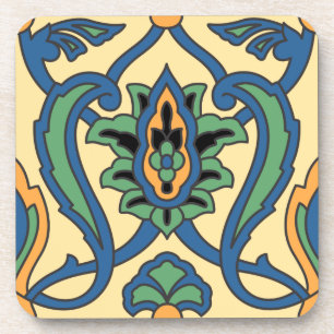 Dessous-de-verre Ensemble de carreaux de Catalina Island des années