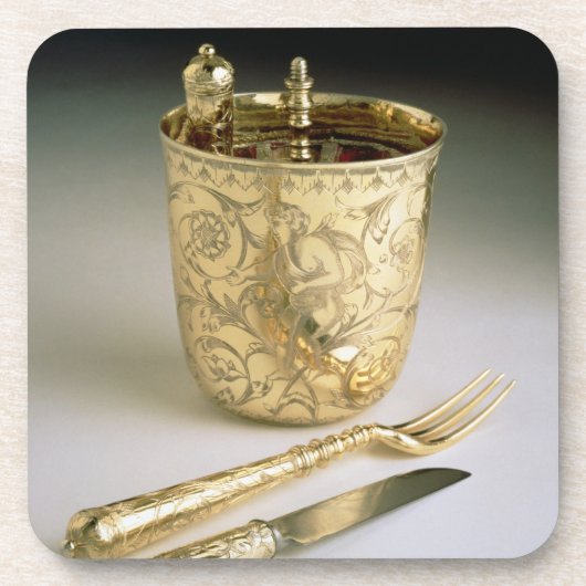 Dessous-de-verre Ensemble de déplacement d'un couteau, d'une (Devant)