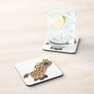 Dessous-de-verre Ensemble de sous-verres de hyène de dessin animé m