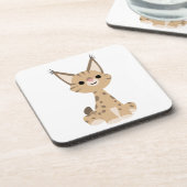 Dessous-de-verre Ensemble de sous-verres dessin animé mignon lynx (Côté gauche)