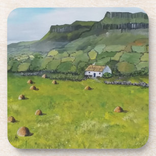Dessous-de-verre Ensemble de sous-verres irlandais paysage Cottage