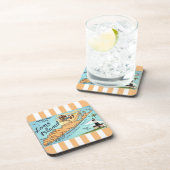 Dessous-de-verre Ensemble de sous-verres Long Island Greetings (Côté Droit)
