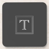 Dessous-de-verre Ensemble fait sur commande gris-foncé de (Devant)