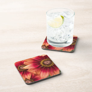 Dessous de verre Ensemble Fleurs d'automne