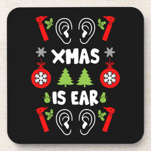 Dessous-de-verre ENT Doctor Christmas
