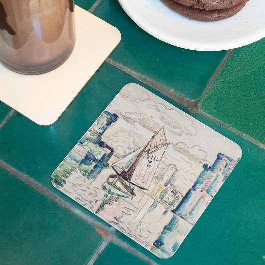 Dessous-de-verre Entrée du port de La Rochelle