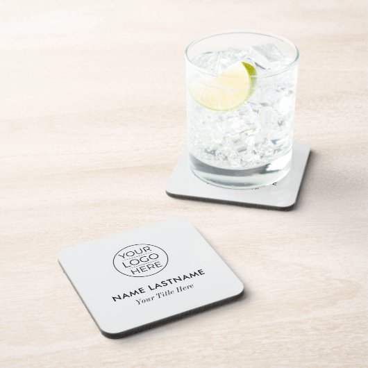Dessous-de-verre Entreprise de Logo Moderne (Côté Droit)