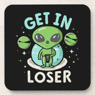 Dessous-de-verre Entrez loser extraterrestre UFO drôle