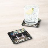 Dessous-de-verre Épargnez-moi Meme de roulement (Côté Droit)