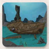 Dessous-de-verre Épave sous-marine (Devant)