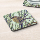 Dessous-de-verre Épervier dans l'arborescence (Côté gauche)