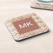 Dessous-de-verre Épice de scribble Chevron ZigZag (Côté gauche)