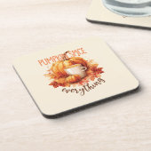 Dessous-de-verre Épices citrouilles - Foliage de fin et d'automne (Côté gauche)