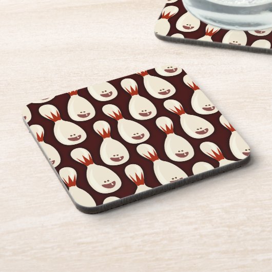 Dessous-de-verre Épingles de Bowling (Côté gauche)