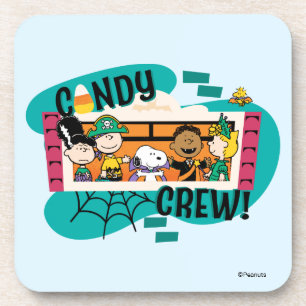 Dessous-de-verre Équipe de bonbons Gang de Peanuts Halloween