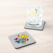 Dessous-de-verre Équipe de Rue Sésame (Côté Droit)