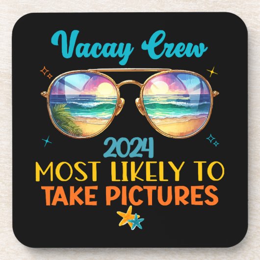 Dessous-de-verre équipe de vacances 2024 (Devant)