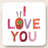 Dessous-de-verre Eric Carle | Caterpillar I Love You (Devant)