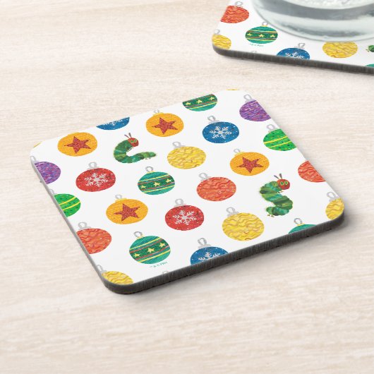 Dessous-de-verre Eric Carle | Caterpillar Motif de Noël (Côté gauche)