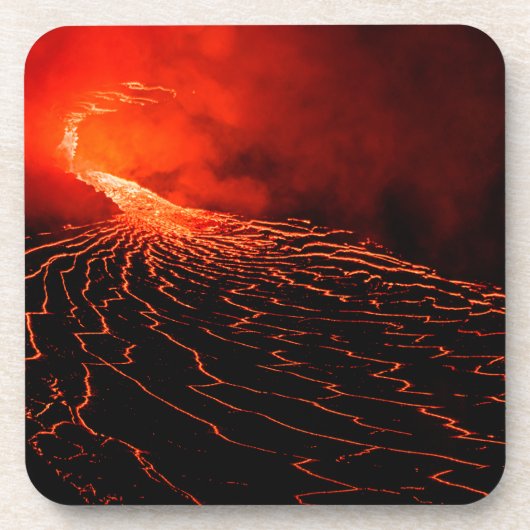 Dessous-de-verre éruption volcanique (Devant)