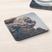 Dessous-de-verre Éruption volcanique d'Eyjafjalljokull (Côté gauche)