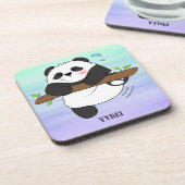 Dessous-de-verre Escalade Panda double face arrière (Côté gauche)