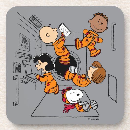 Dessous-de-verre ESPACE | Bande d'arachides dans l'espace (Devant)