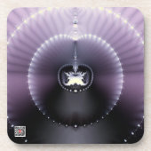 Dessous-de-verre Espace pourpre (Devant)